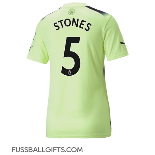 Manchester City John Stones #5 Fußballbekleidung 3rd trikot Damen 2022-23 Kurzarm